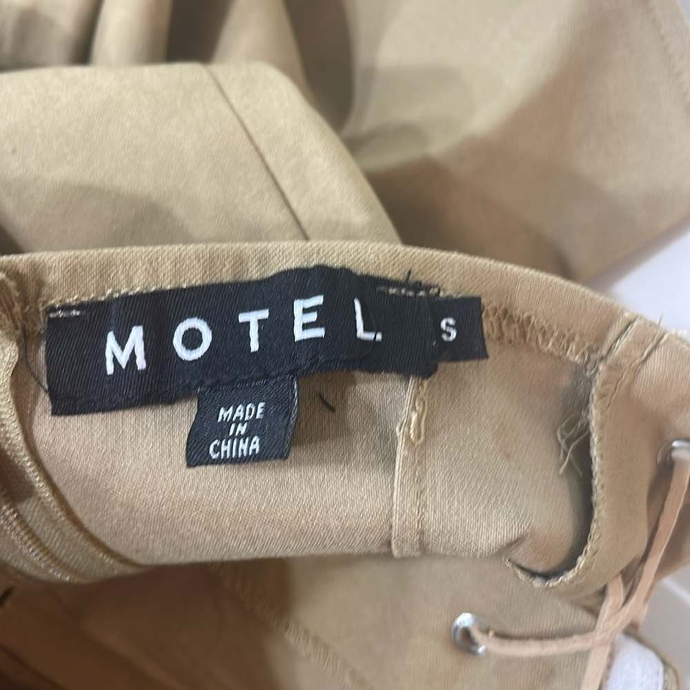 Motel Rocks Tan Mini Dress - Picture 6 of 8